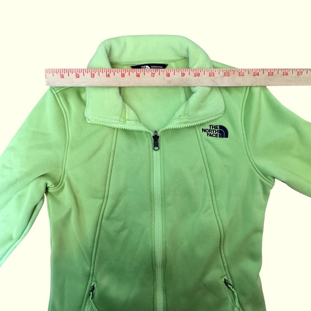 The North Face Jacket Women's‎ Small Lime Green Highanddry Fleece Liner Full Zip - Picture 6 of 13